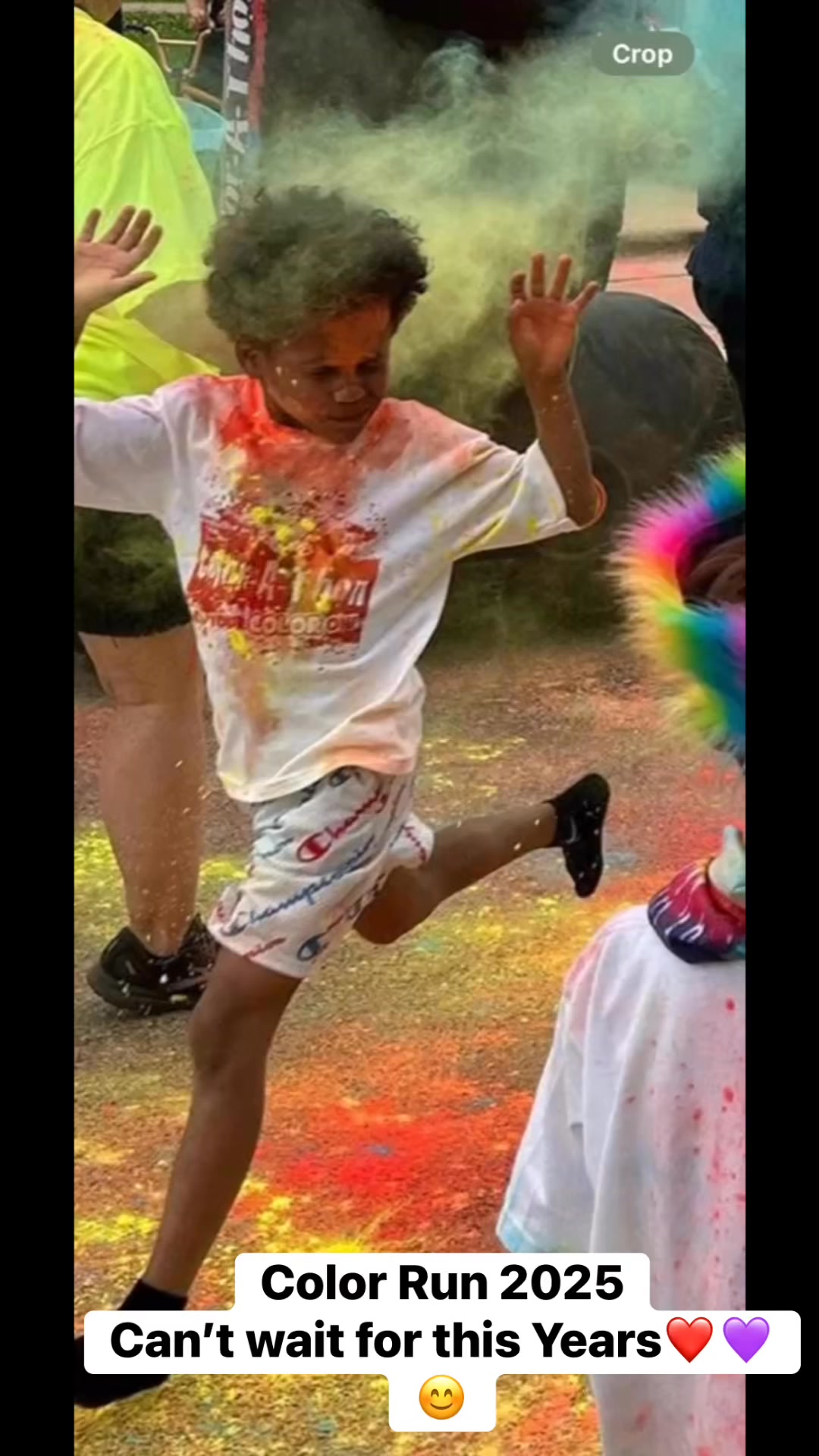 #martincrewkidz Don’t own rights to the music playing!! Color Run 2025 ...