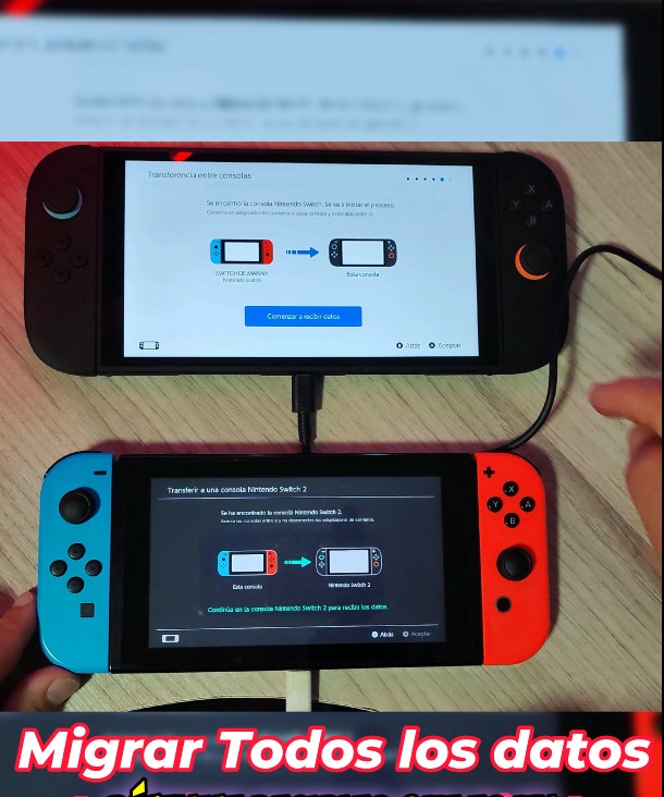 COMO TRANSFERIR TUS DATOS A TU NINTENDO SWITCH 2 DESDE LA NINTENDO ...