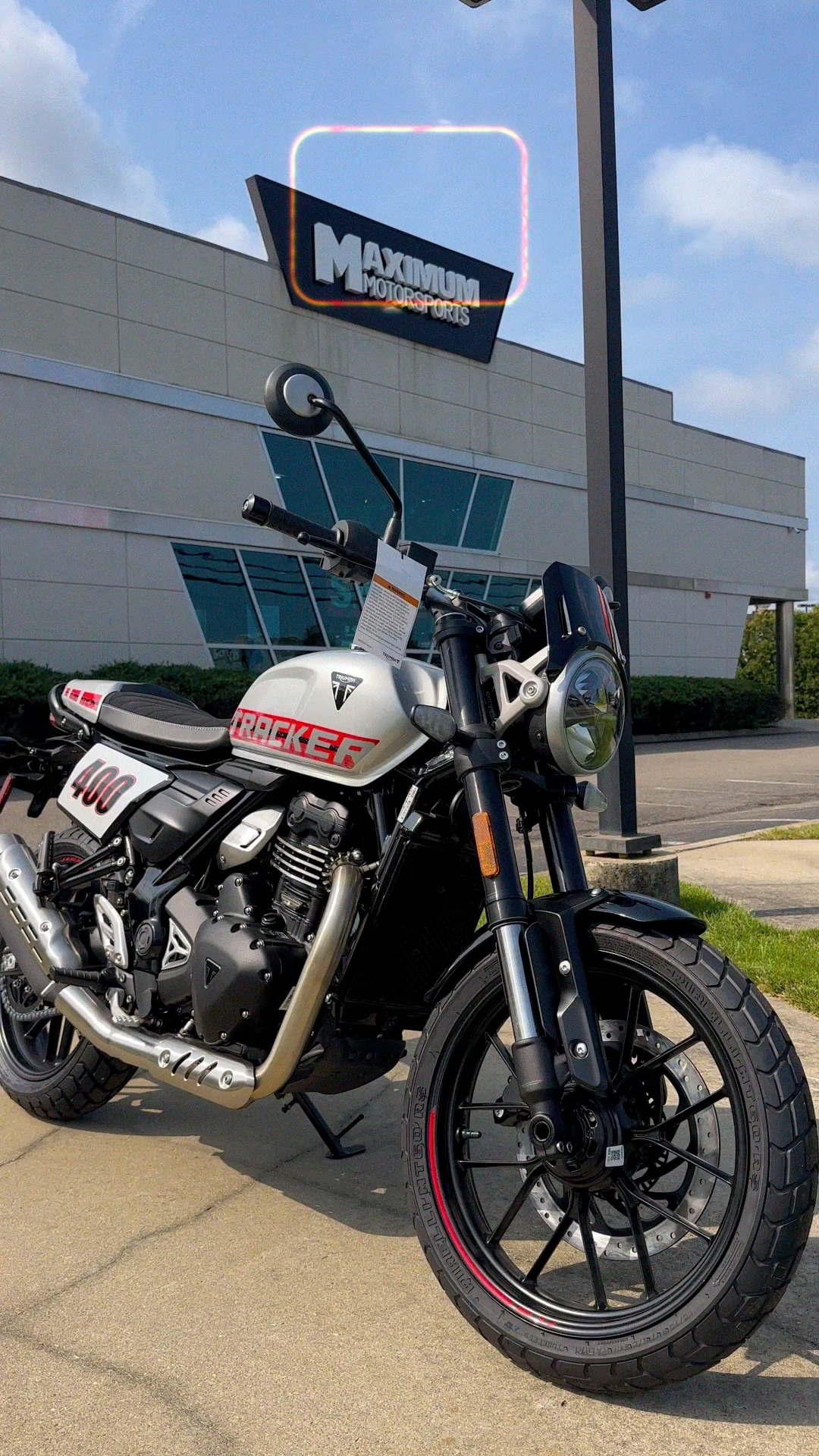 🔥 CLASSIC LOOKS. SERIOUS ATTITUDE. The **2027 Triumph Tracker 400