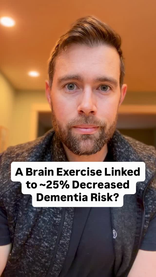 Here's a great study: Exercising the brain has been proposed as