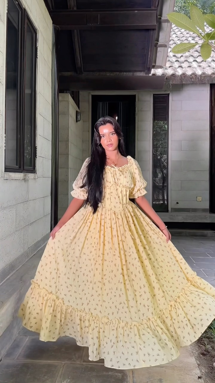Whimsical silhouettes by Imazethetic ✨, The dreamiest dresses for your next vacation .Effortlessly light, flowy, and almost too good to be true. Available in 3 dreamy prints & shades. DM us to order. 
