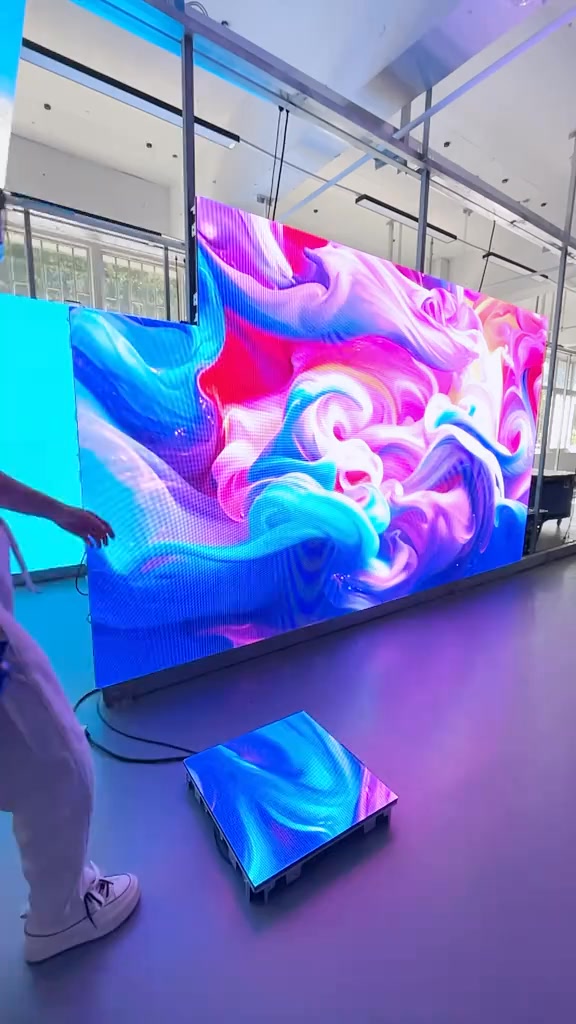 LED rental screen live waterproof test, stable performance # ...