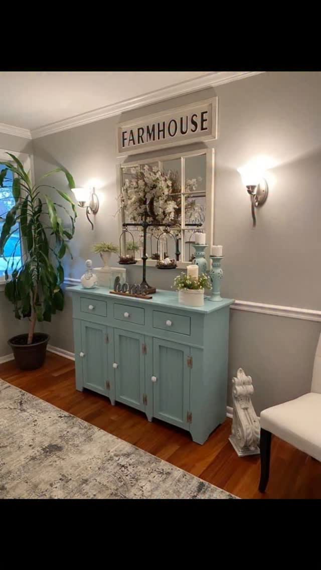 INSPIRAÇÃO!! 🌾 Decoração com aparadores estilo farmhouse Os aparadores ...