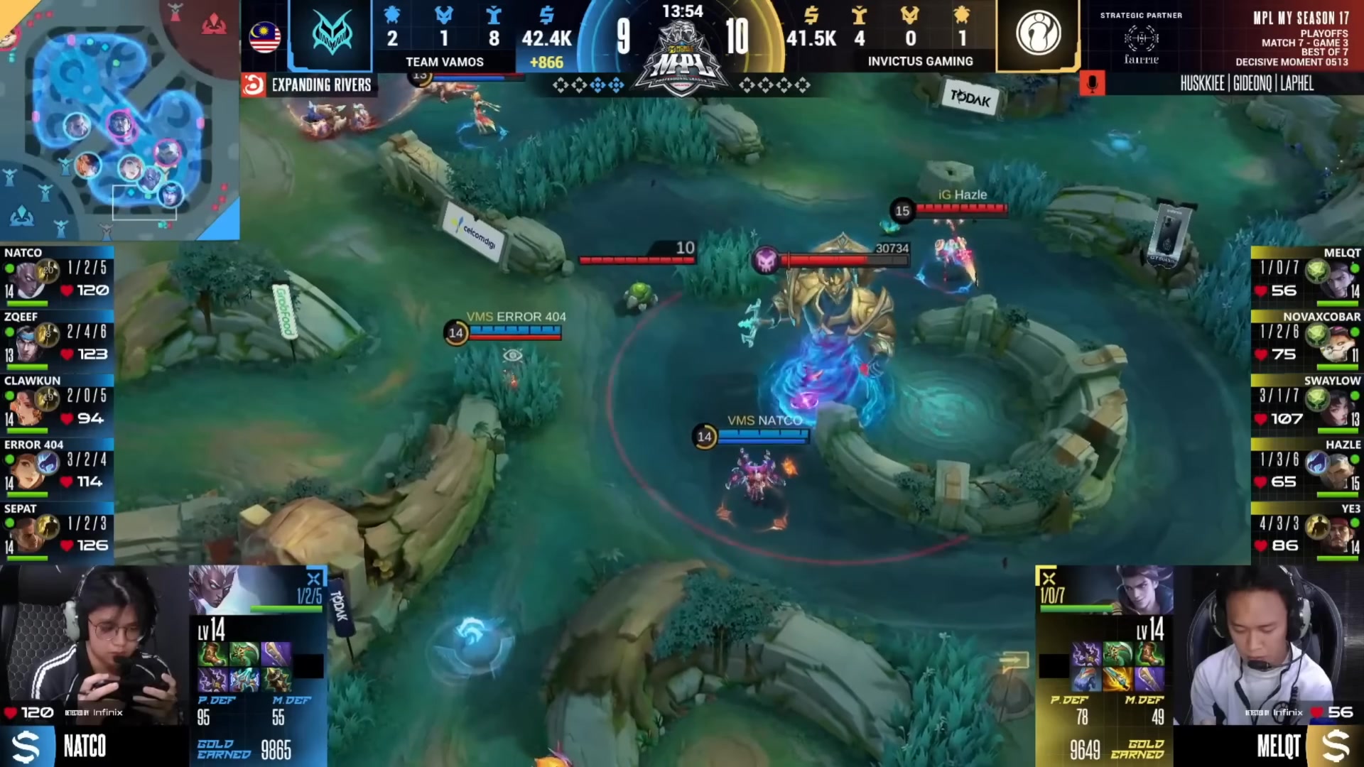 GAME 3] INVICTUS GAMING vs TEAM VAMOS MPL MY S17 PLAYOFFS | IG vs