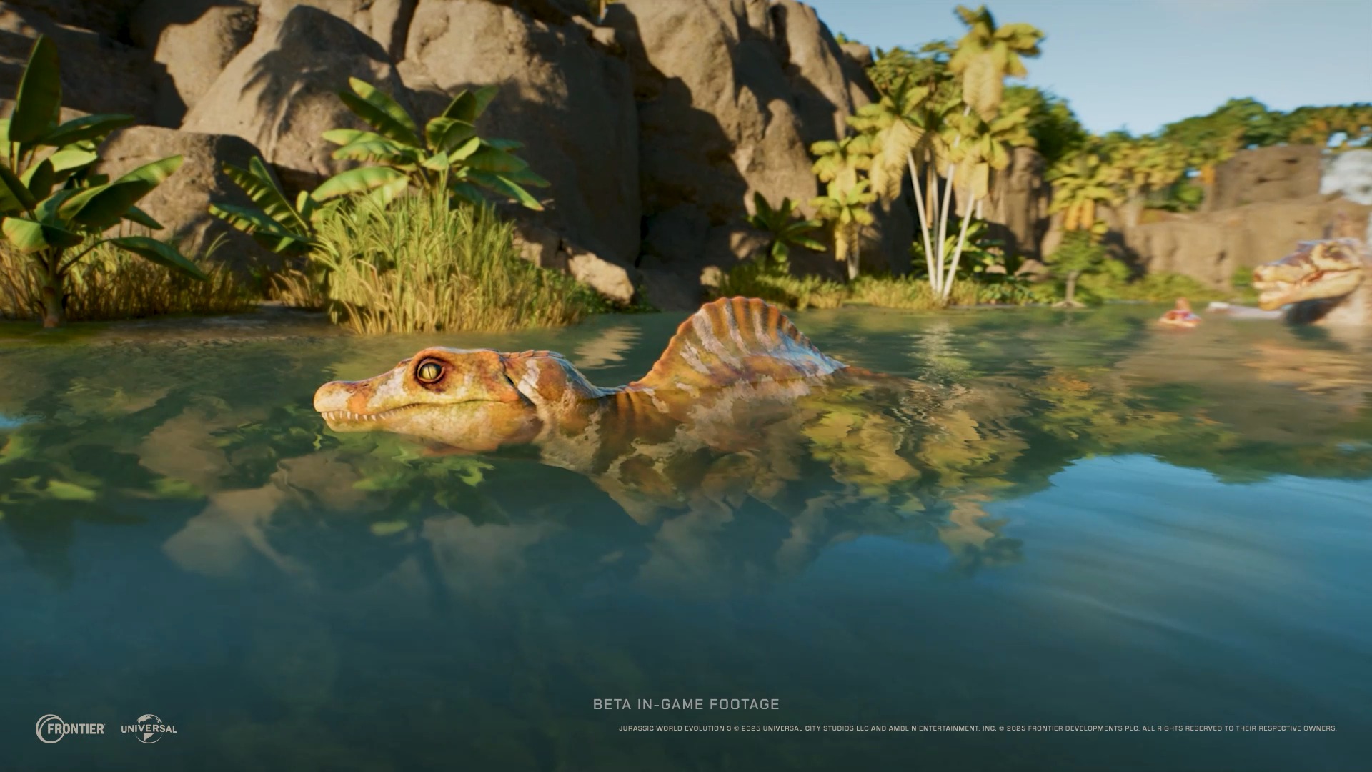 The name Spinosaurus translates to 'spine lizard', in reference to
