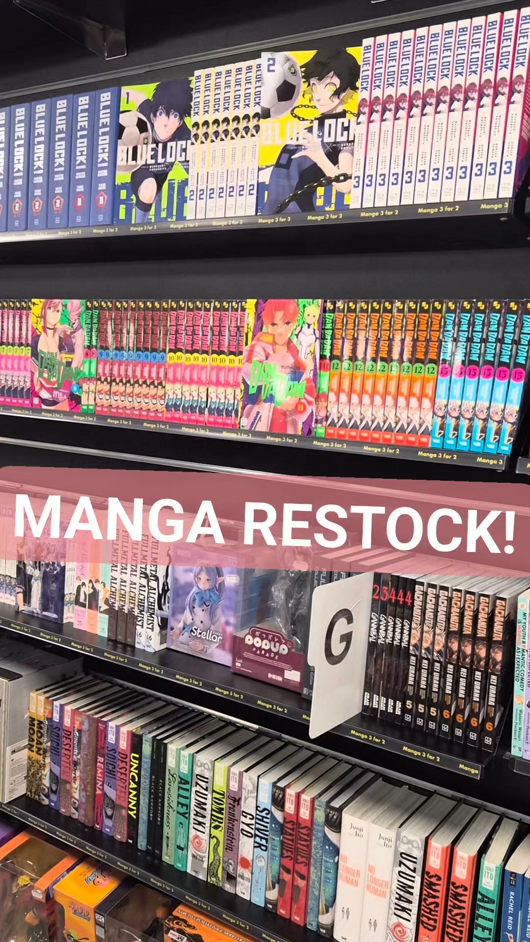 Huge manga restock in store! ✨️All manga 3 for 2✨️