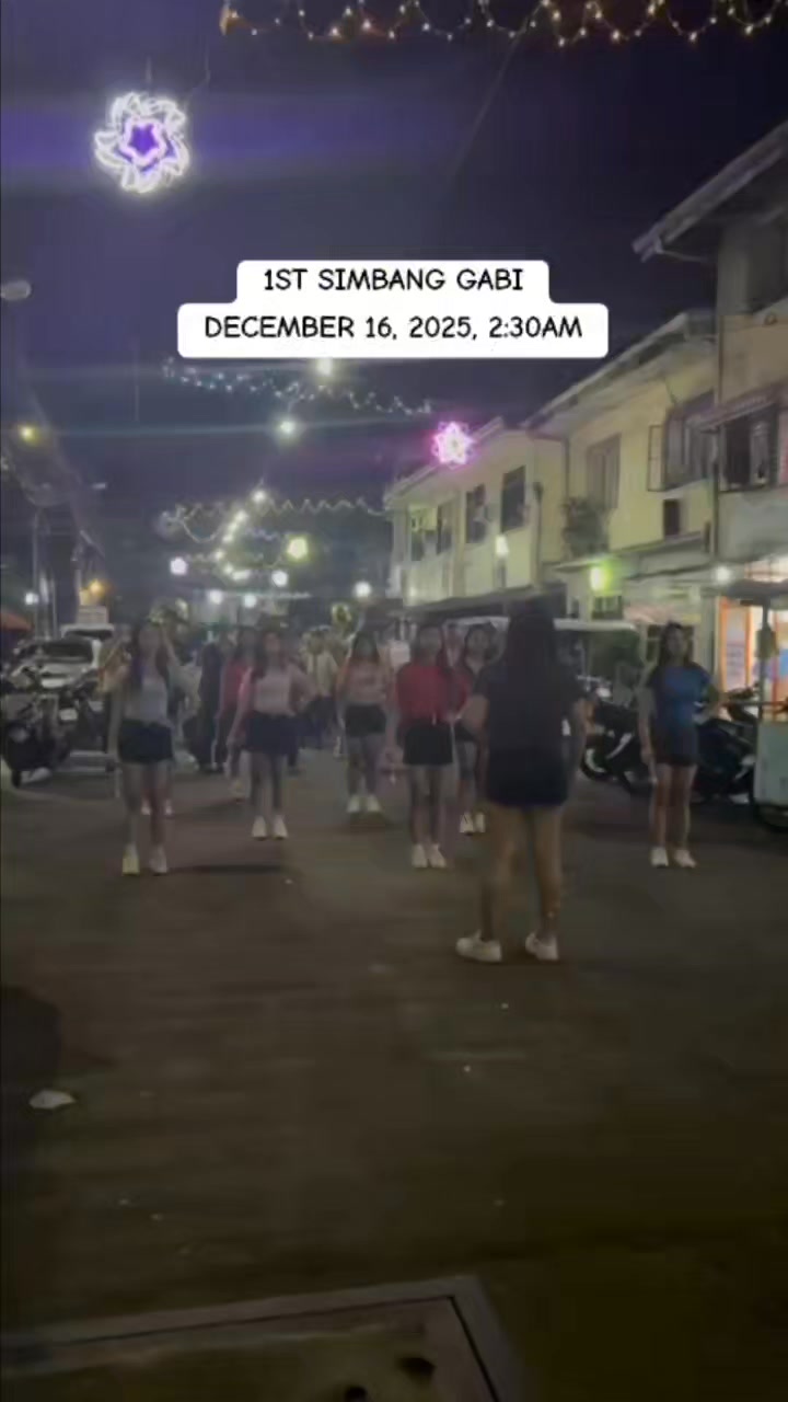 Ang Banda Zamora ay nanggigising na sa unang araw ng Simbang Gabi ...
