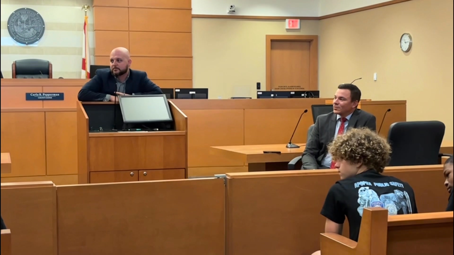 Lake County Court Operations Manager, Brandon Roberts, and Lake ...