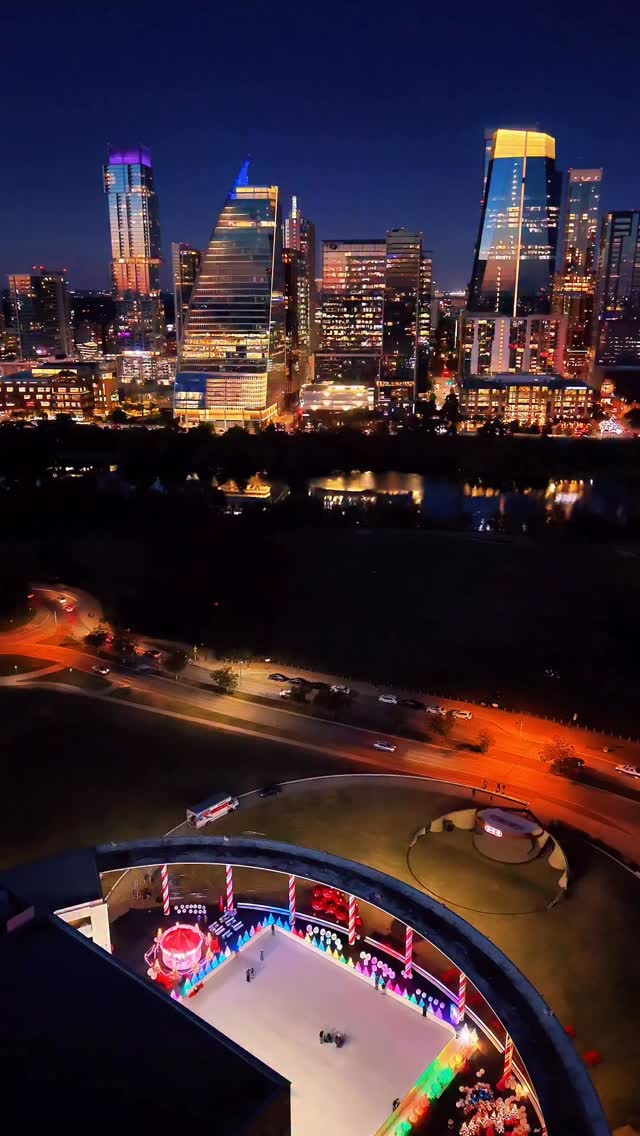 Austin, Texas 🎄 - The Rockefeller Ice Skating Experience of Austin ...