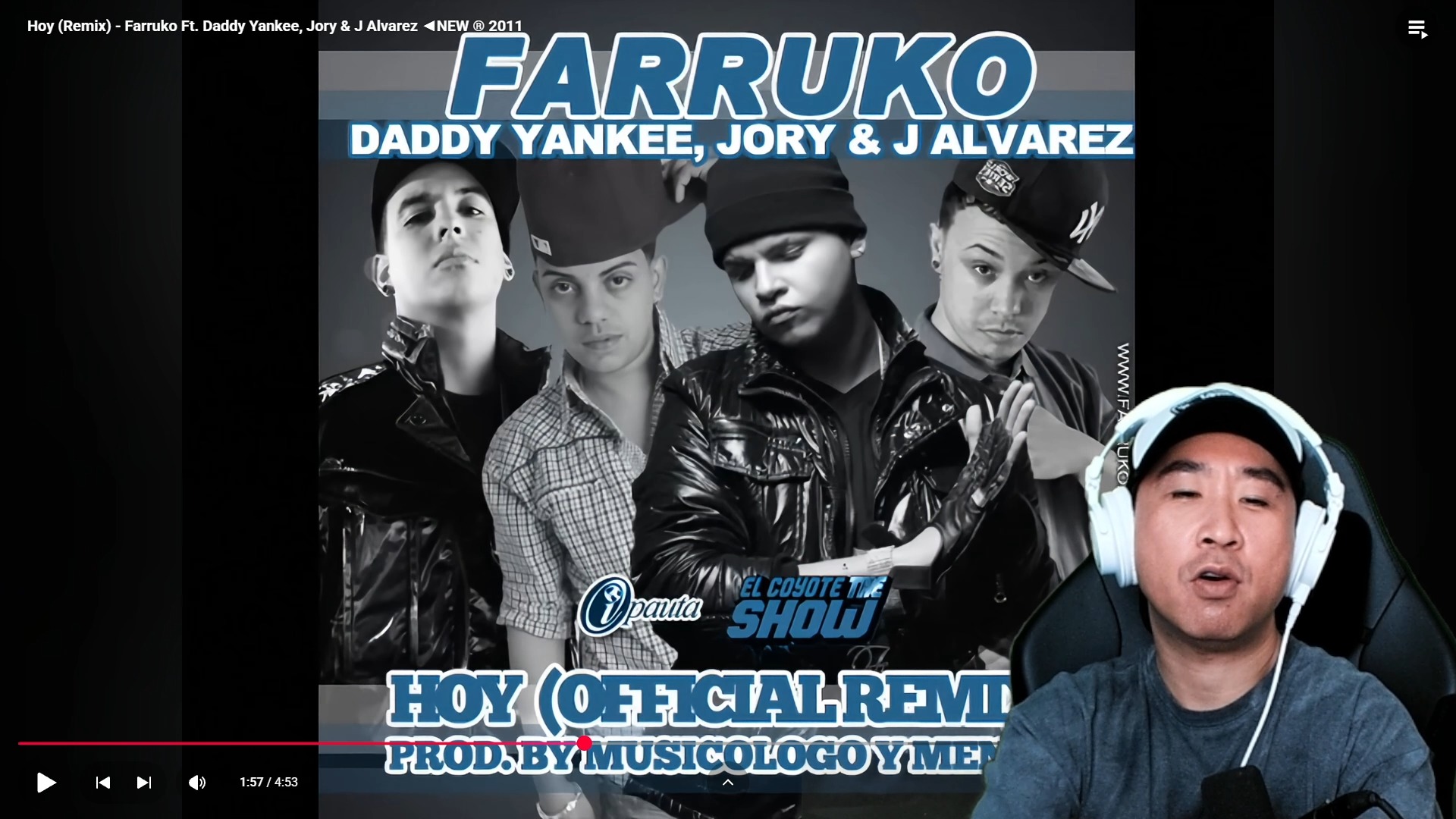 Coreano Loco reacciona a Hoy Remix 🔥🤯 Farruko, Daddy Yankee, Jory, J ...