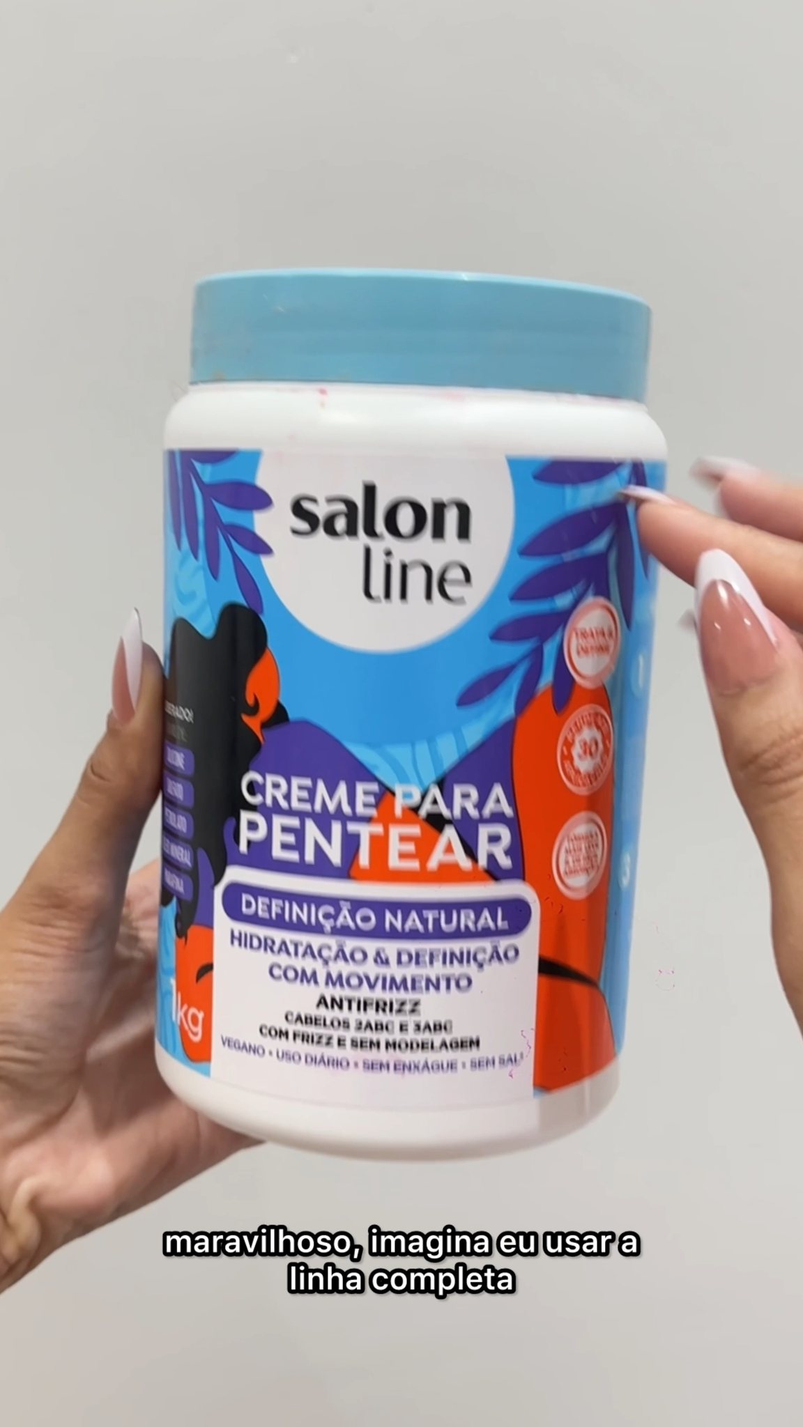 Testei a linha completa Definição Natural da @salonlineoficial 💙 Se o ...