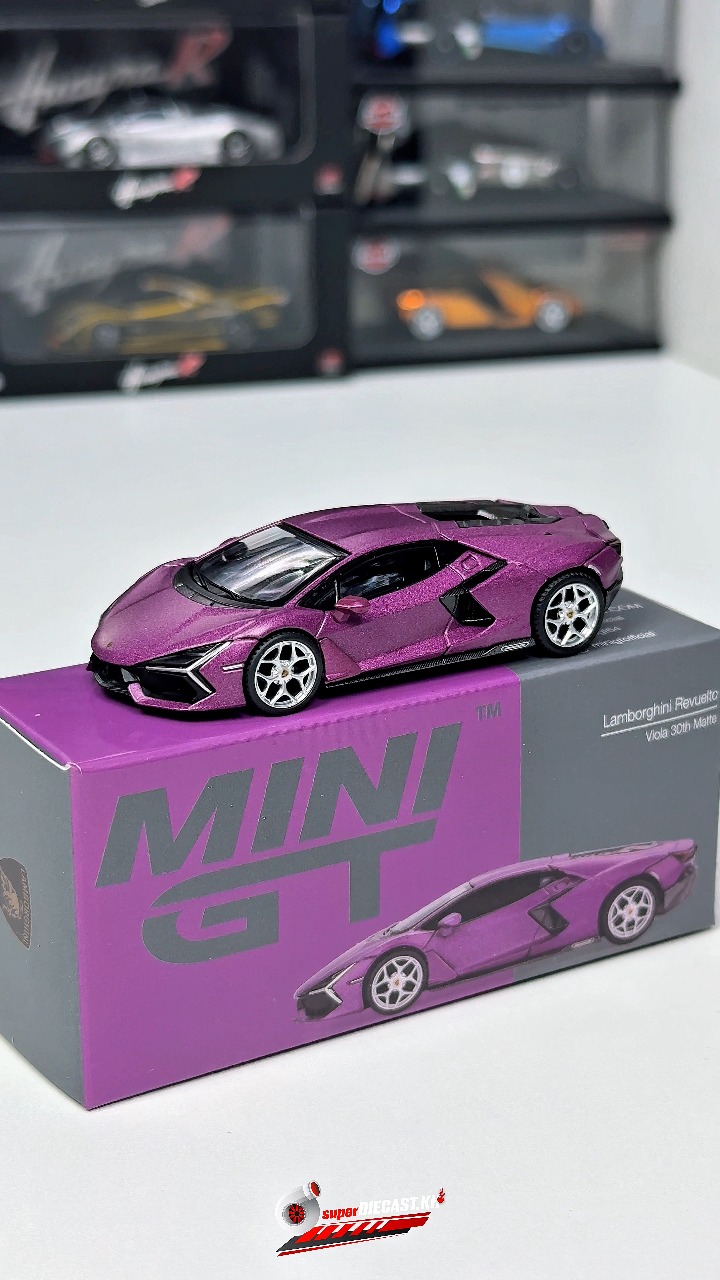 MiniGT Lamborghini Revuelto Viola 30th Matte 💜 | Superdiecastkh