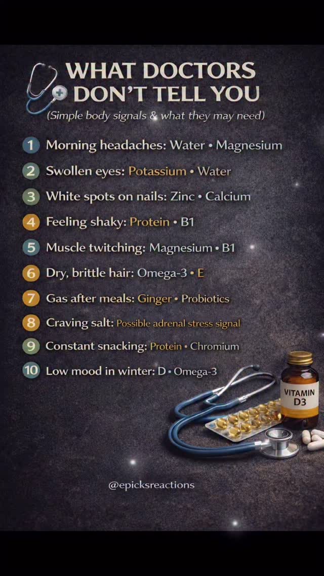 What doctors dont tell you Health Tips #healthtips #healthbenefits ...