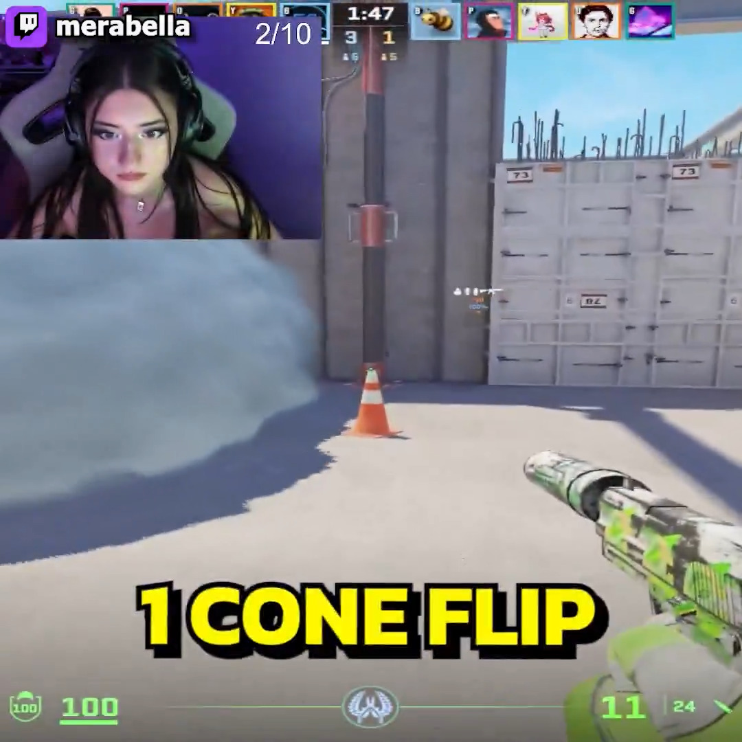🤯🔥 LEGENDARY TRIPLE CONE FLIP . . . #cs2 #cs2brasil #csgo #csgobrasil ...