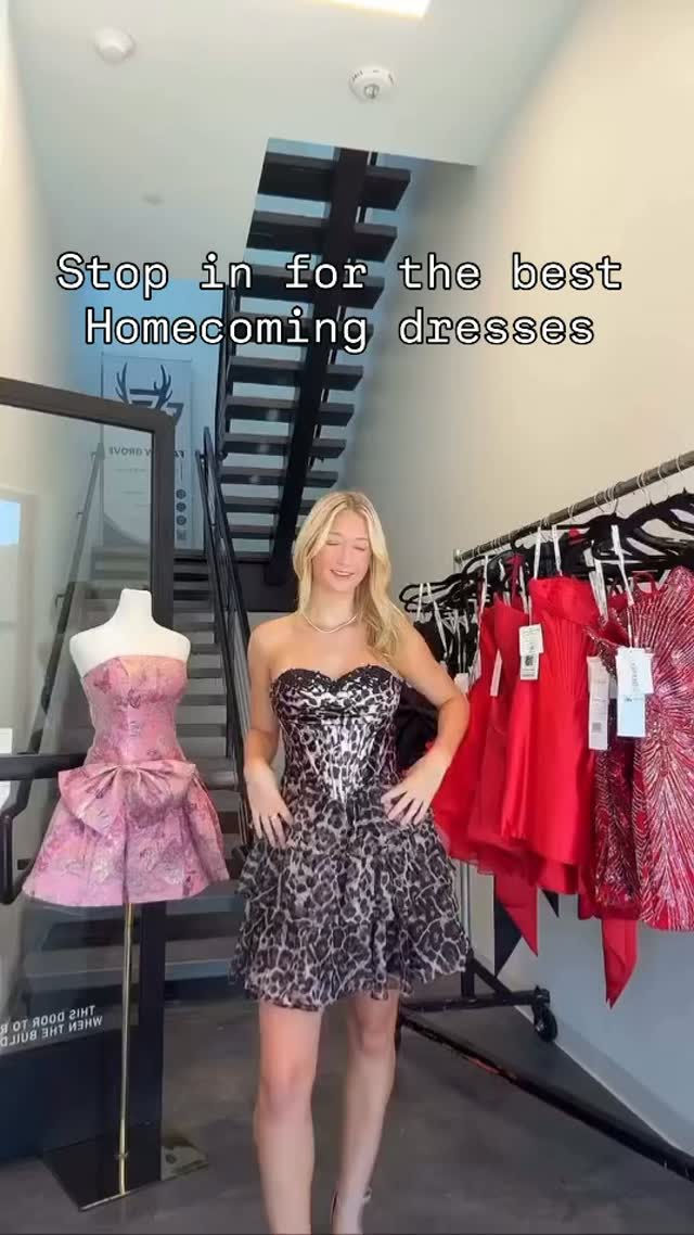 Stop in today for the best homecoming dresses.🛑✋🛑 • • • • #thewoodlands #homecomingdress #homecoming2026 #boutique #shopcouturehouse
