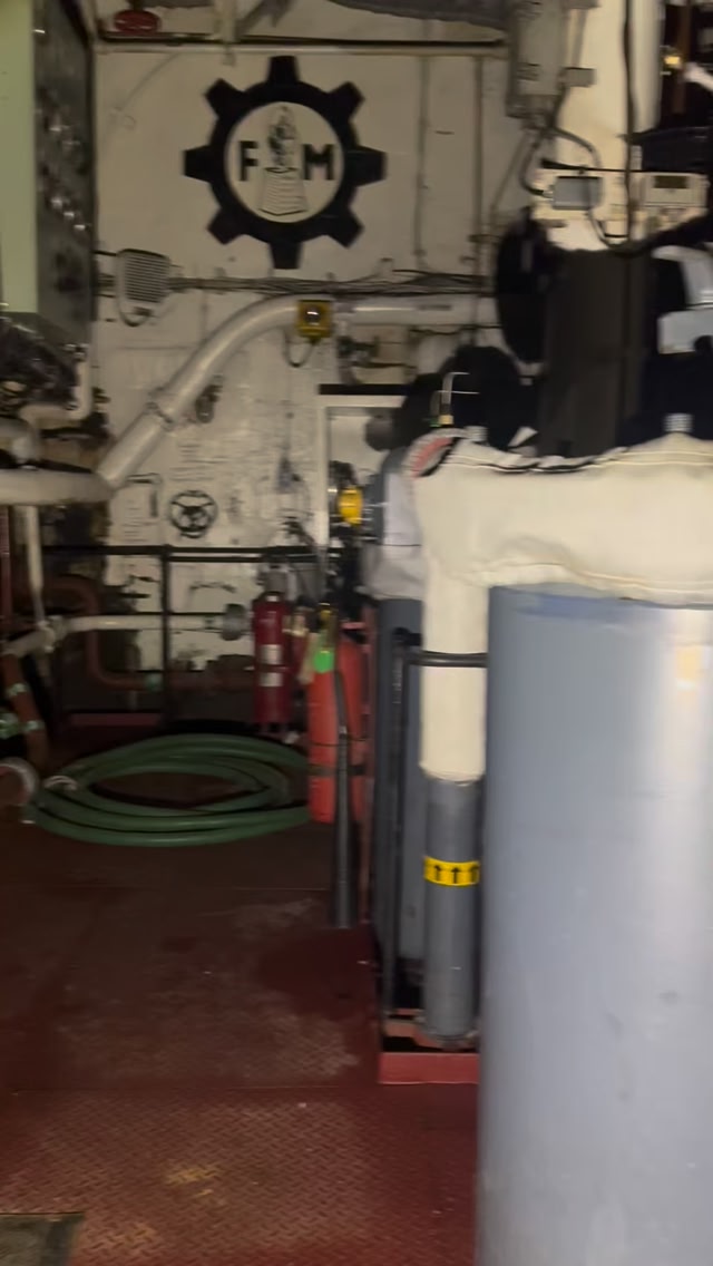 Check out Engine Room 3 with us! ⚙️ Today we stepped onboard and took a ...