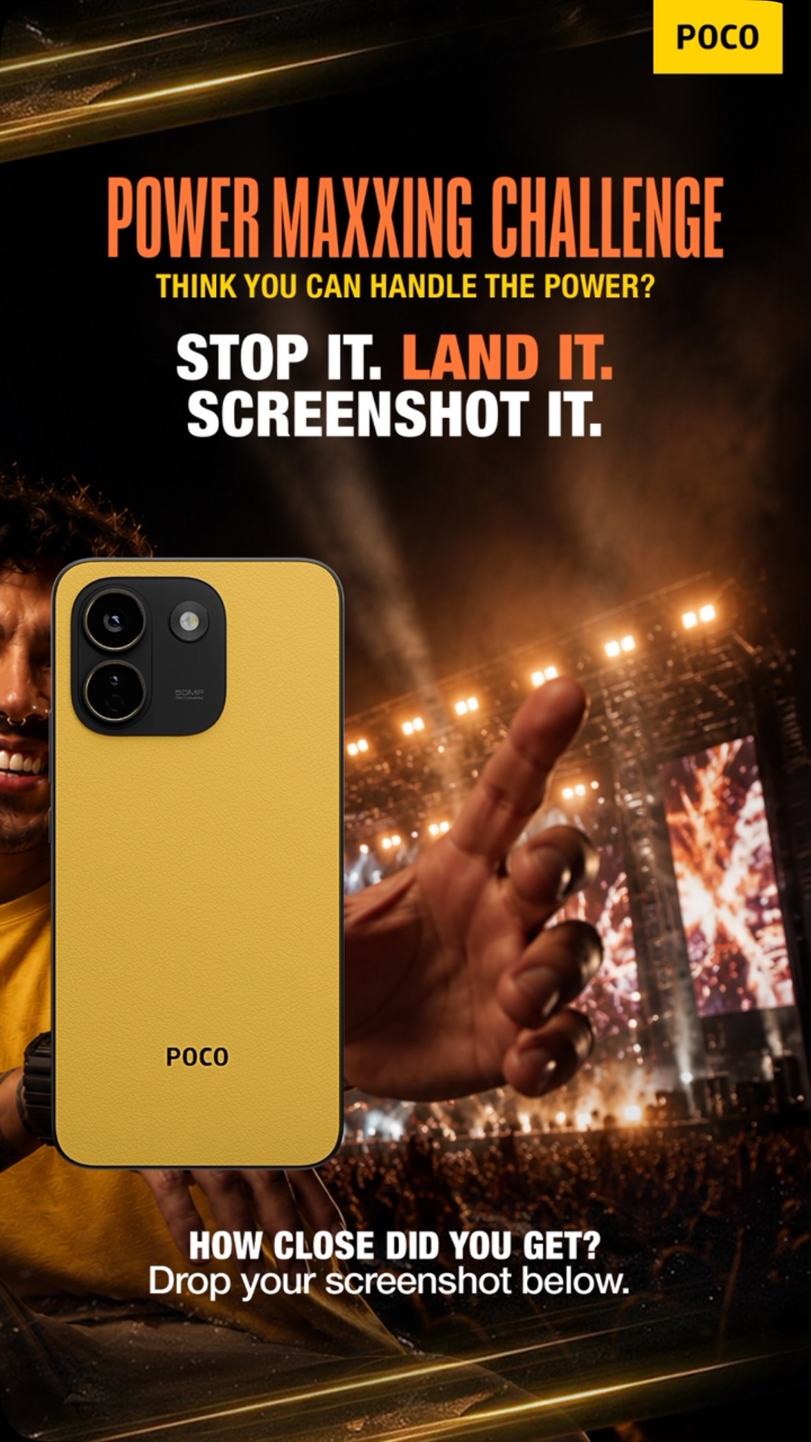We know a way you can guarantee the power. 👀, Keep an eye out for the sale and order yours on sale day. That’s one way to win at Powermaxxing., #POCO #Powermaxxing #POCOIndia #POCOX8Series #Challenge