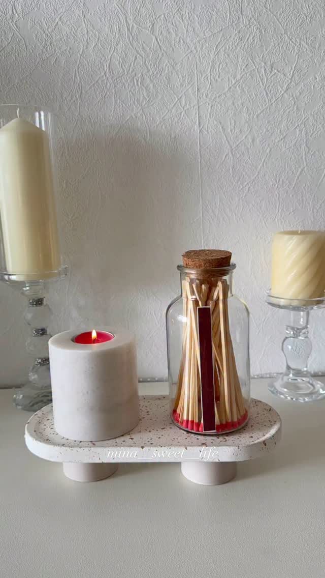 Bougeoir Bougeoirs pour Bougies épaisses de 2 cm Décoratif Fer à