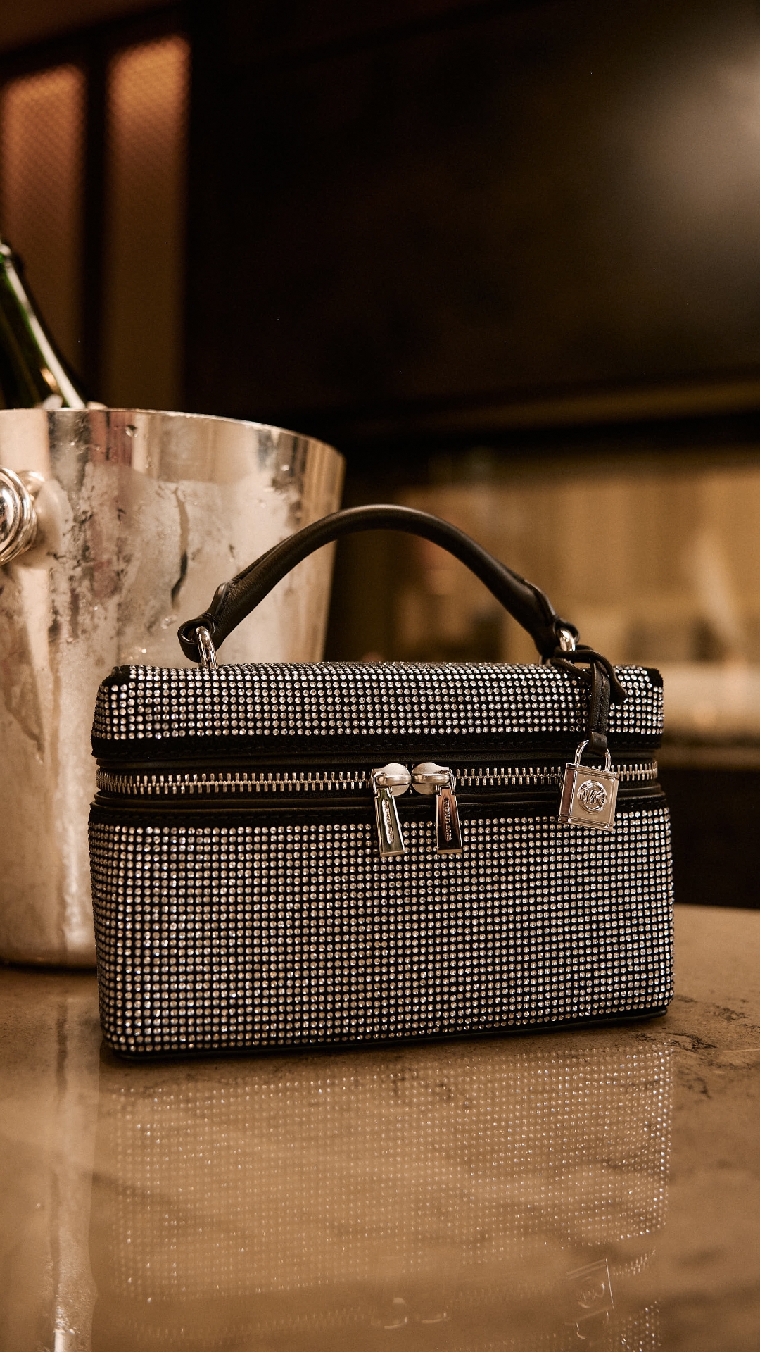 Introducing our sparkling Jana mini bag, best served chilled