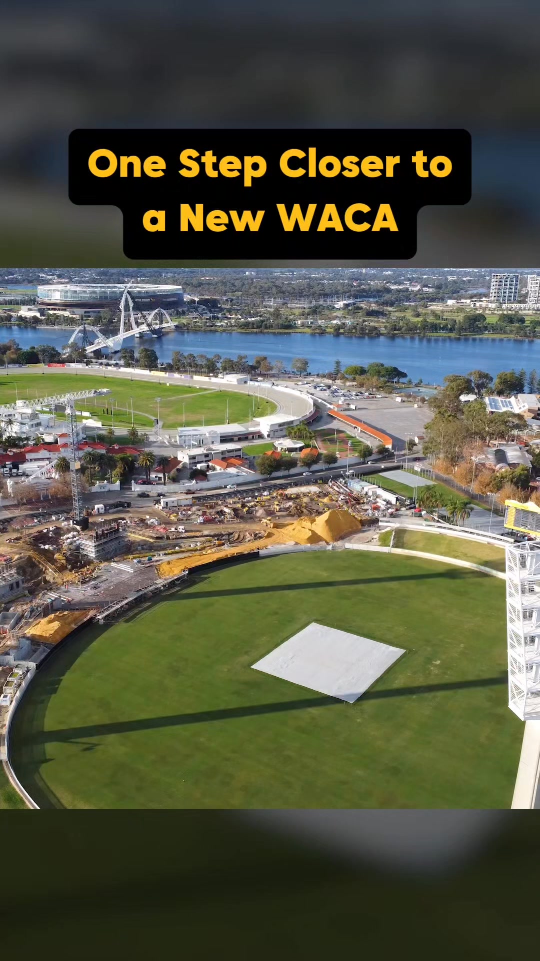 Howzat! The WACA redevelopment has officially reached the Topping Out ...