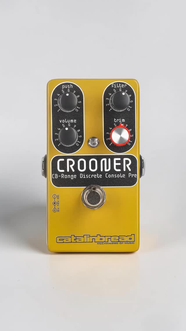 NEW PEDAL DAY! Say hello to Crooner. In the vein of our vintage