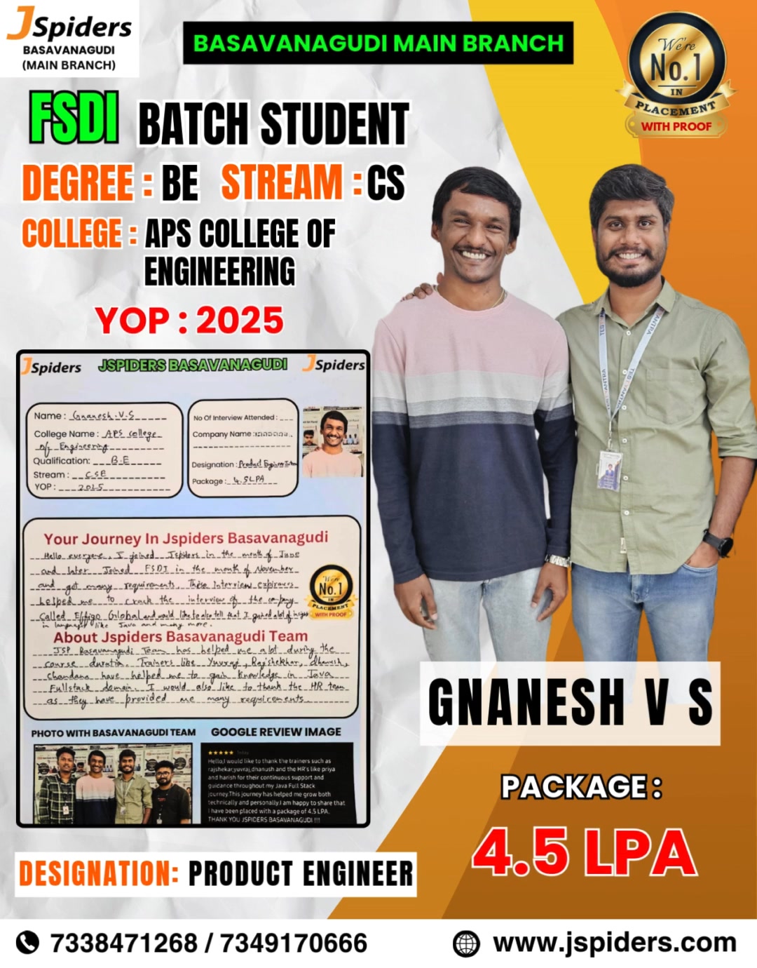 JSpiders Basavanagudi - #JspidersBasavanagudi #NEW CORE JAVA CLASSES ...