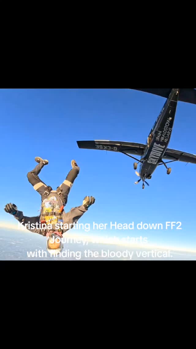 Kristina has officially stepped onto the Skydiving Journey of Journeys ...