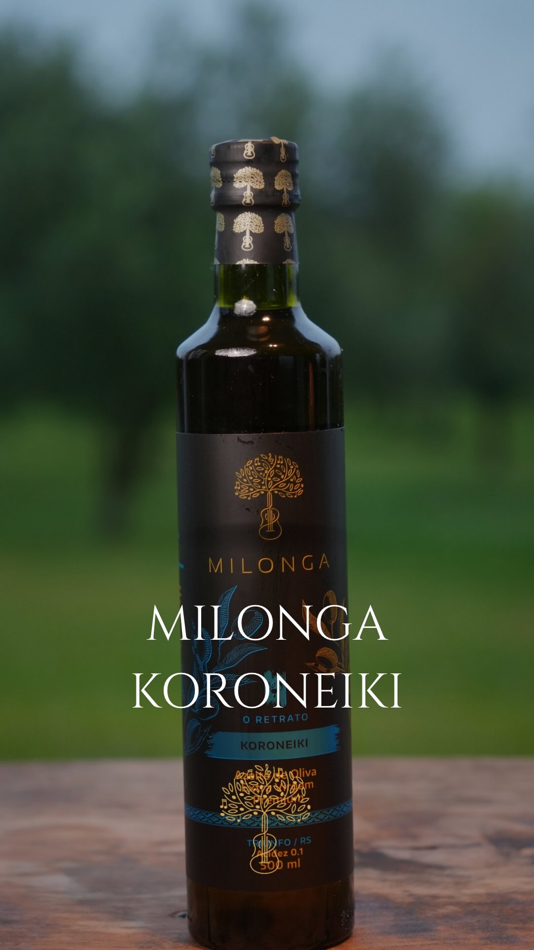 Com vocês Azeite Milonga Koroneiki! 🤩 Uma variedade grega, que