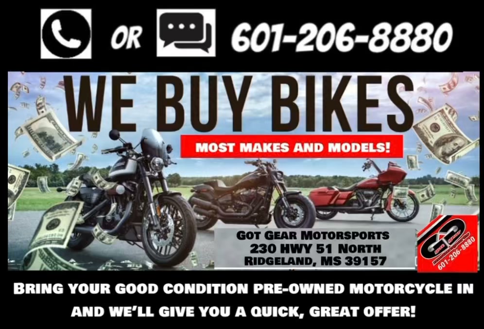 みー 🔥🔥 We will buy your clean, good condition pre-owned motorcycle