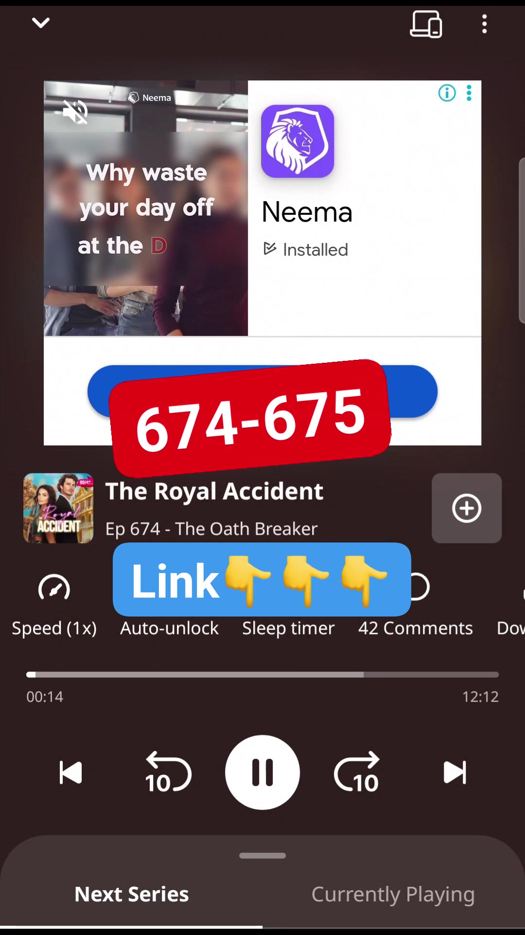 The Royal Accident Episode 674 to Episode 675 👇👇👇👇 comment section # ...
