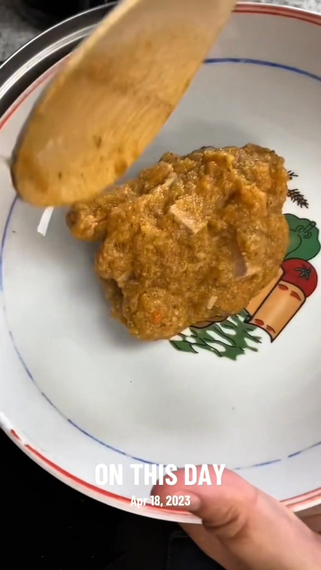 This is an old video of how Mom cooked my food before. Now she makes it ...