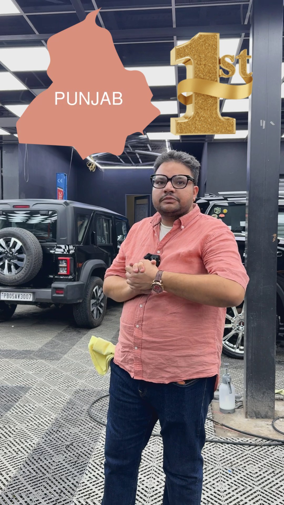 スマイル Punjab's first New Model Toyota Hilux came to us for premium PPF
