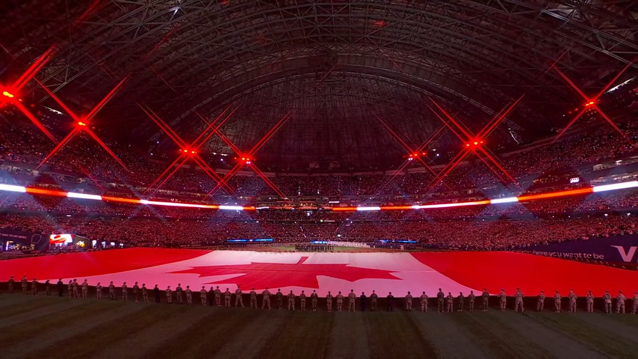 PROUD ?? ? Nothing like O Canada on #OpeningDay | Toronto Blue Jays