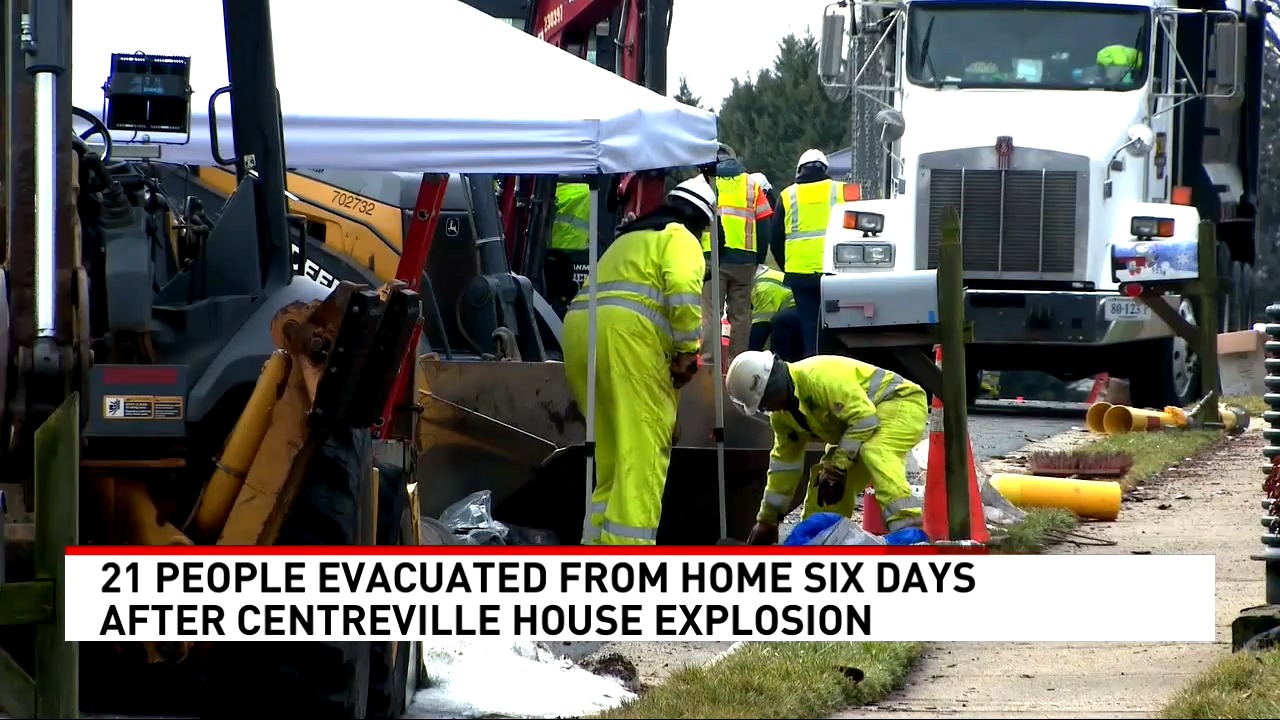 In the aftermath of a house explosion Sunday night caused by natural ...