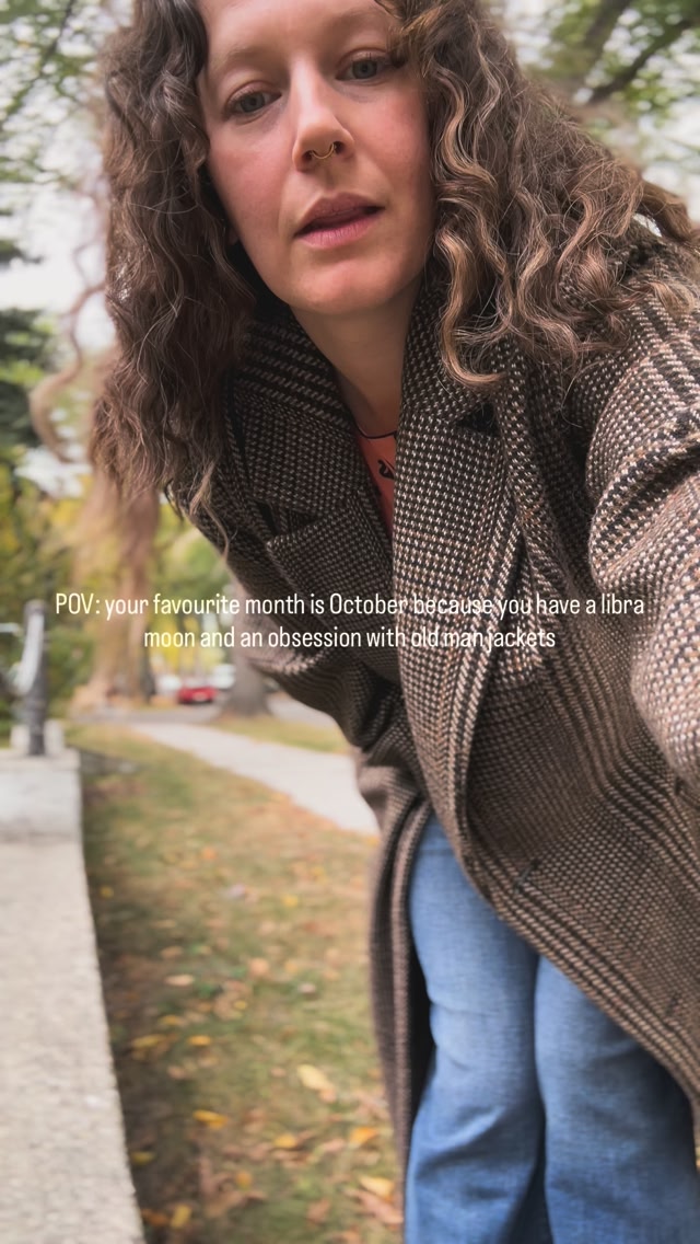 Why I love October I love watching the leave fall from the trees. I ...