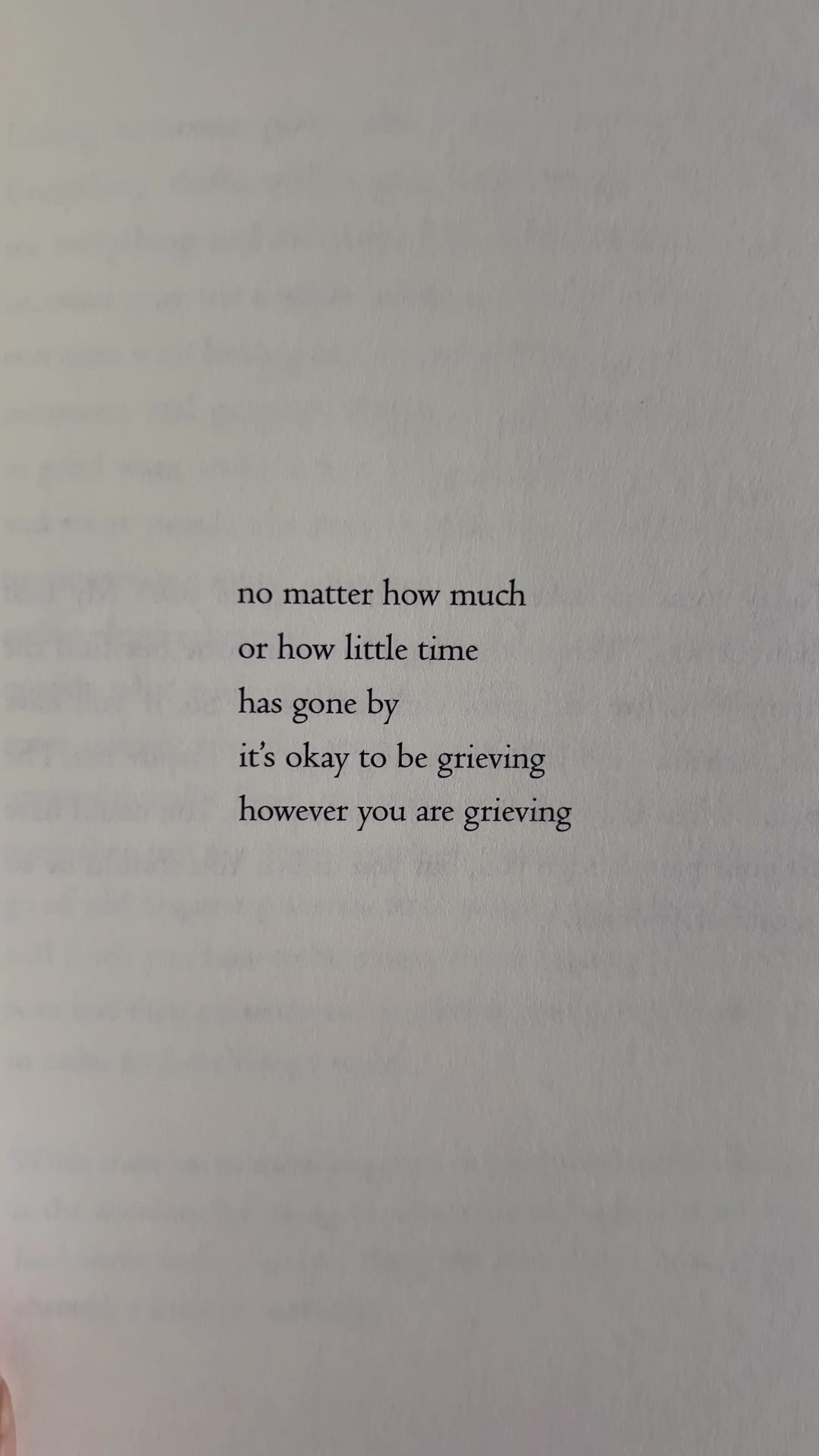 No one can tell you how to grieve. No one should judge you for your ...