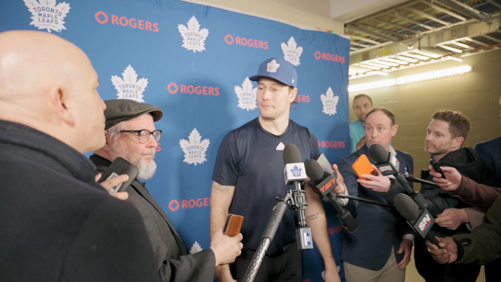 🎙️ | Brandon Carlo | Post Game vs. Edmonton Oilers | Feb 3 | Toronto ...