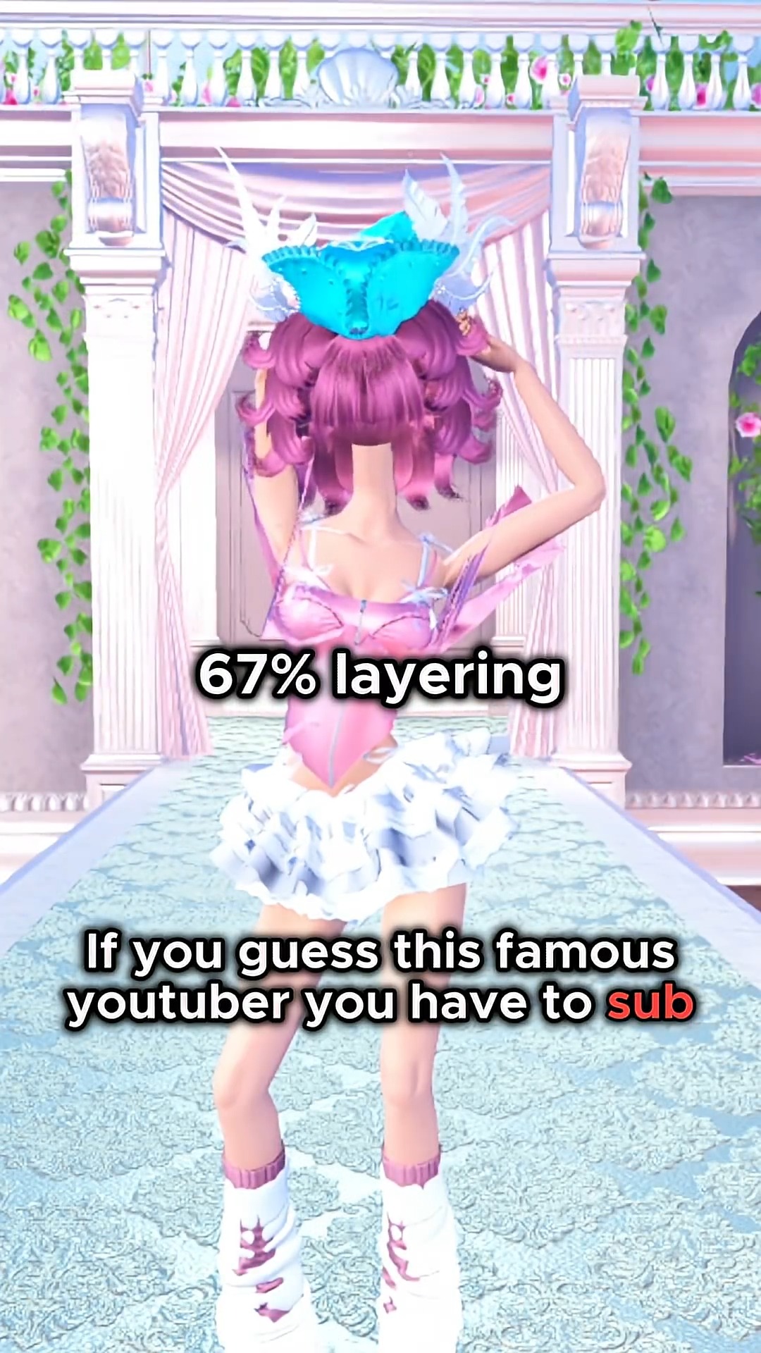 famous youtuber dress to impress CAN YOU GUESS THIS 👀 | Chelly Roblox Play Fashion Size:M tall Shop app Dusty Blue Lace and