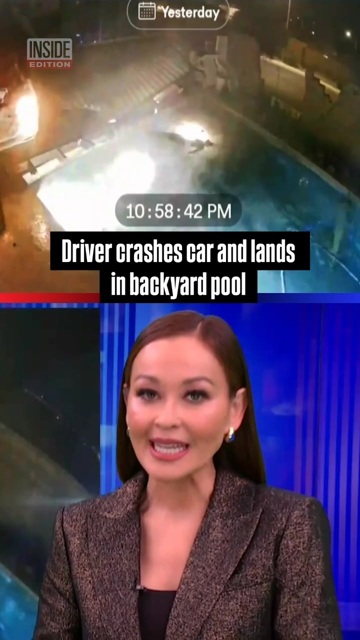 Surveillance cameras captured a car crashing into a Las Vegas-area ...
