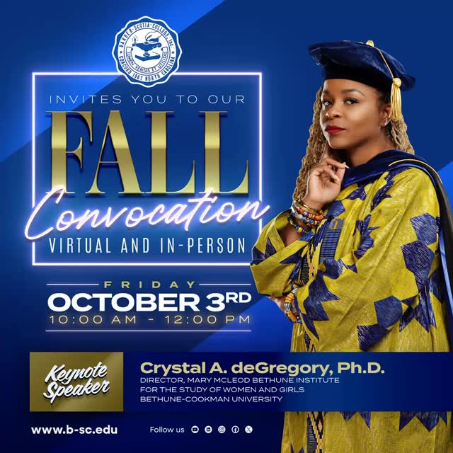 📢 Barber-Scotia College Announces Fall Convocation Speaker Barber ...