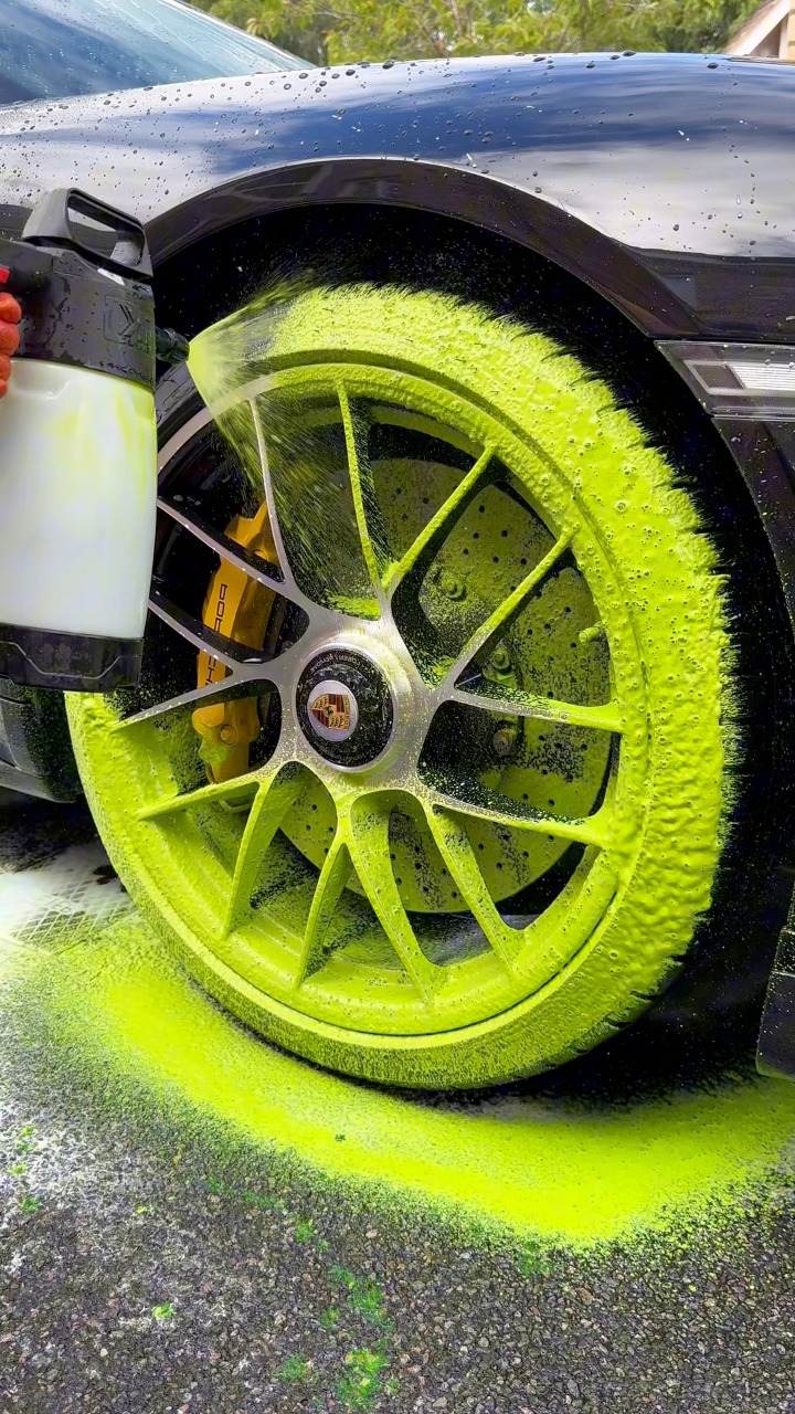 Just look at that colour 😍 #satisfying #porsche #carcleaning | Auto ...