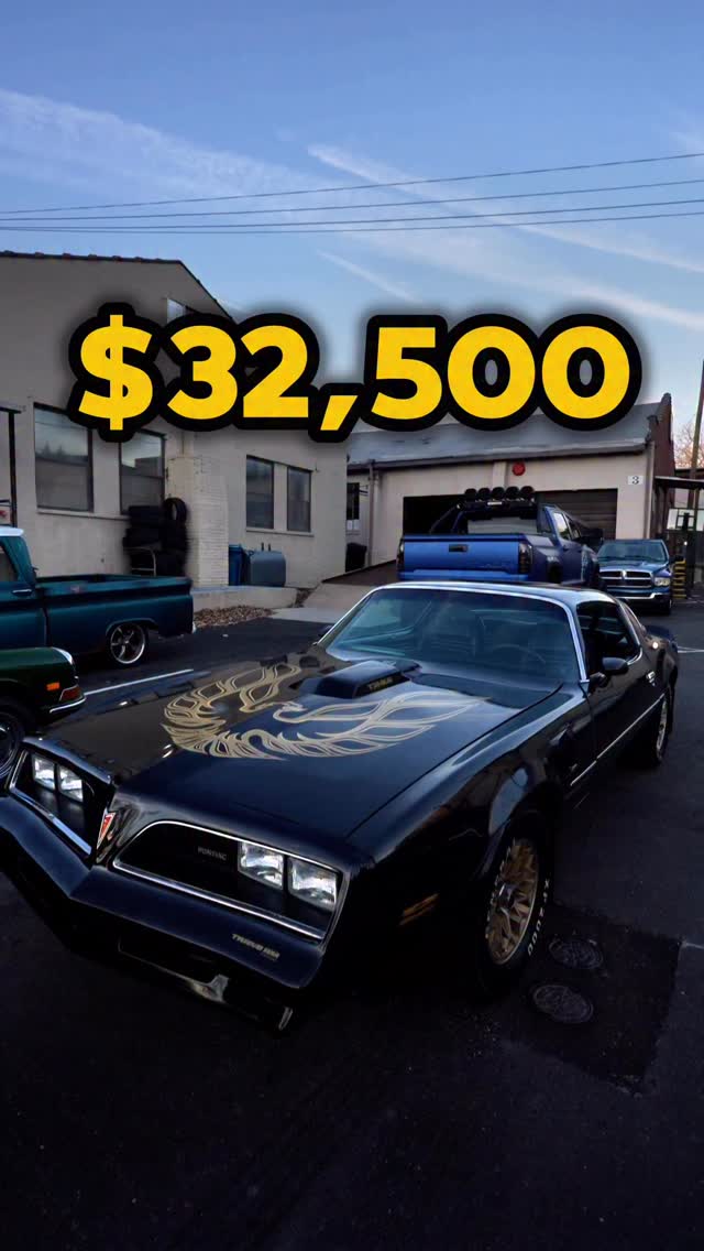 1978 Pontiac Trans Am – 1 Owner 6.6L V8 • Matching Numbers T5 5
