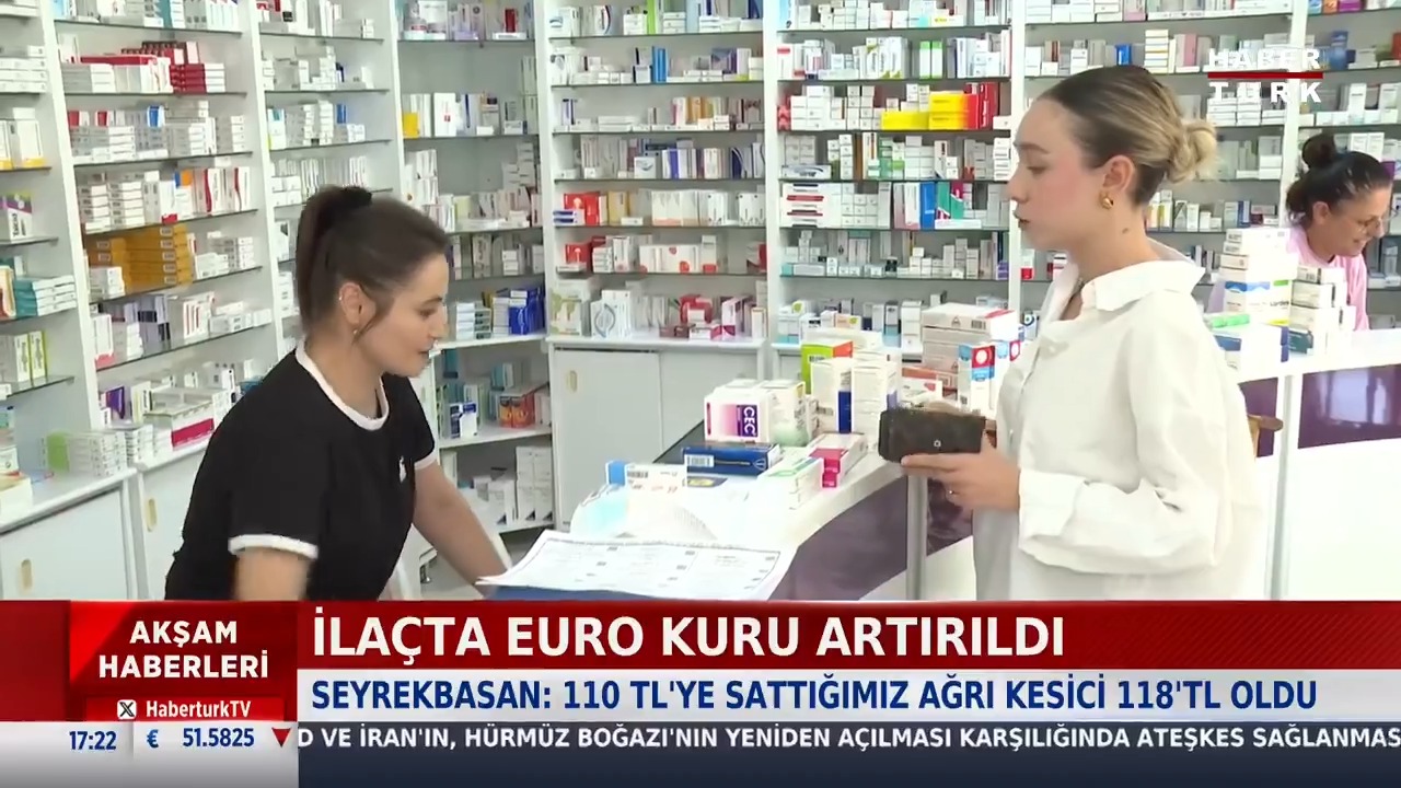 📌İlaçta euro kuru arttırıldı. | Habertürk TV