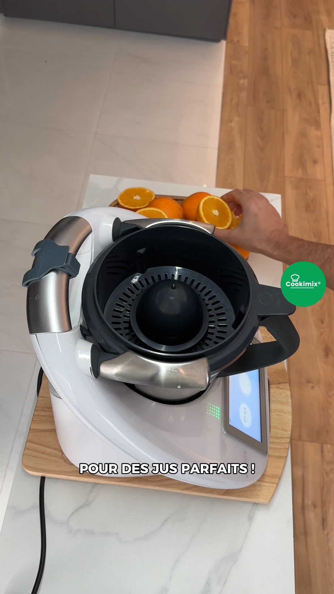 Kit Presse-Fruits Orange Pour Thermomix - Passoire Et Cône Presse-Jus Portable Wifehelper