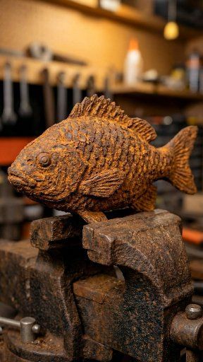 Restoring a Rusted Fish Sculpture | Revival Lab | Facebook