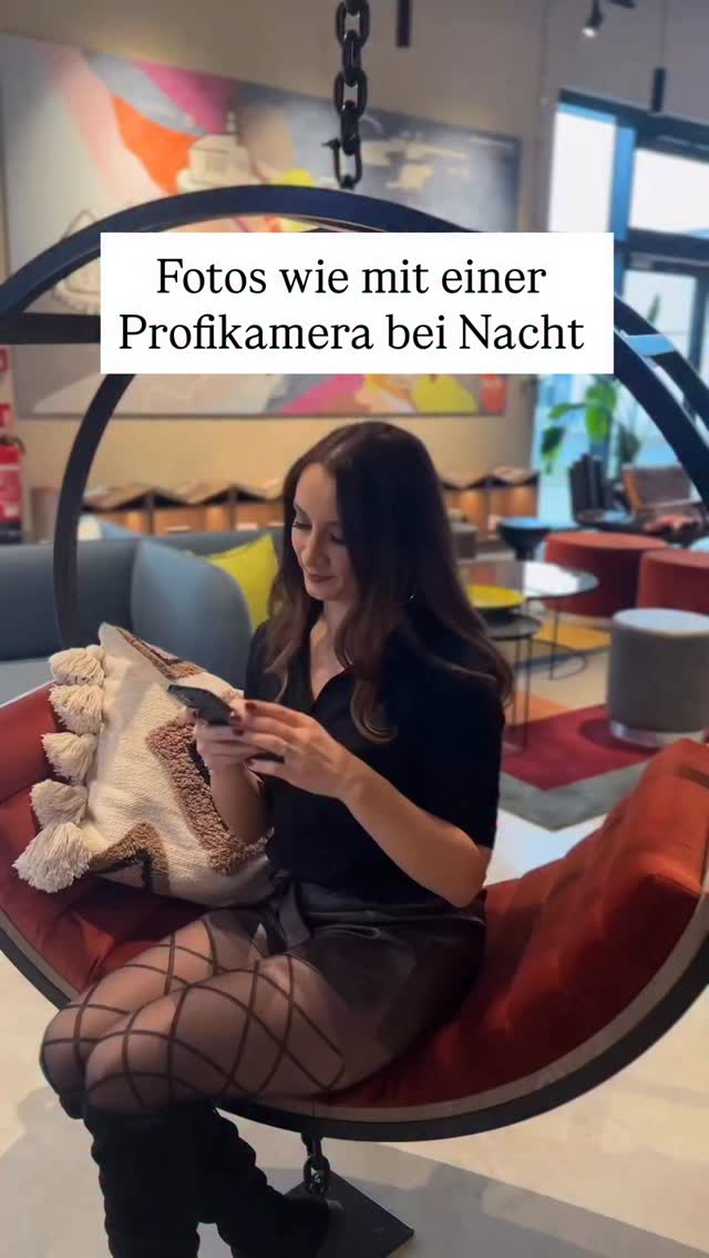 Du kannst nachts Fotos mit deinem Handy wie mit einer Profikamera ...