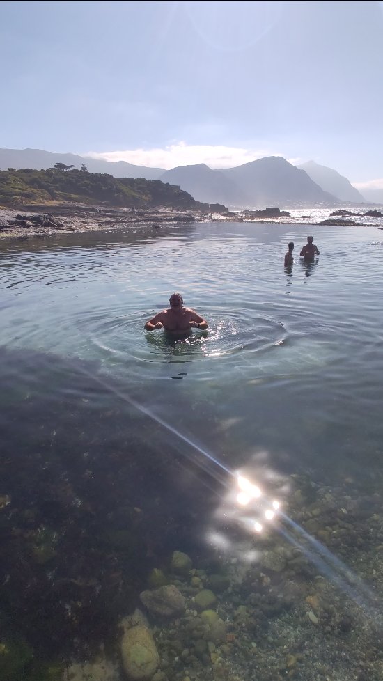 Stunning day for a swim in the Marine Pool #hermanus #southafrica # ...