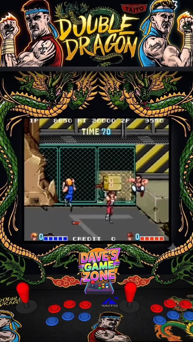 DOUBLE DRAGON (1987) Arcade - Dato 2 🎮👾🕹️ Technos Japan
