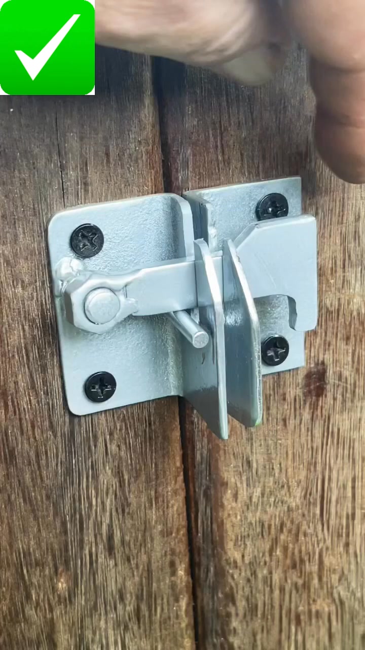Simple idea with making door latch lock !!! . . . #woodworking #wood # ...