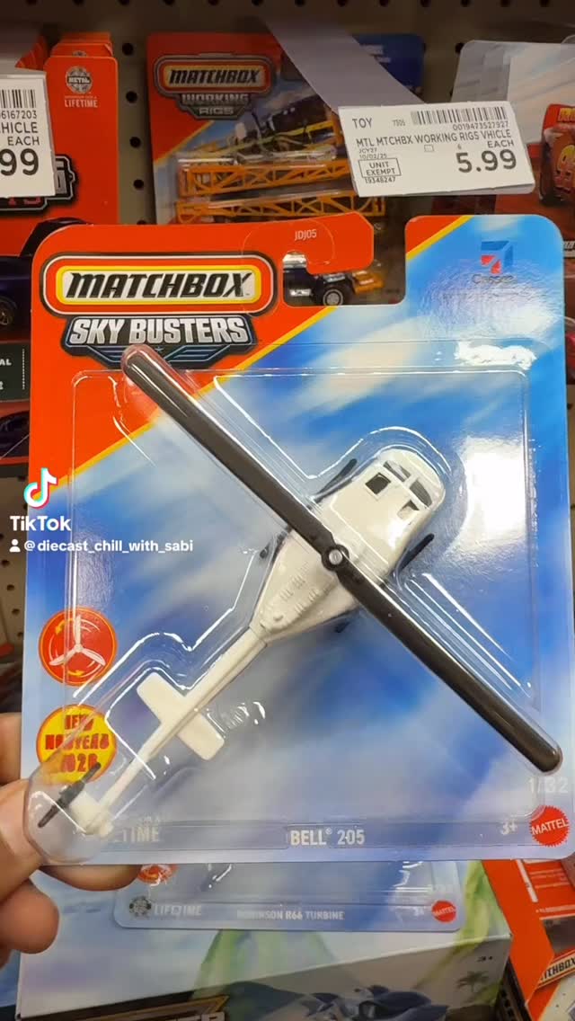Aereo Boeing 747-400 Matchbox Sky Busters 2025 &ndash; Bianco/Marrone UPS &ndash; Scala 1:64